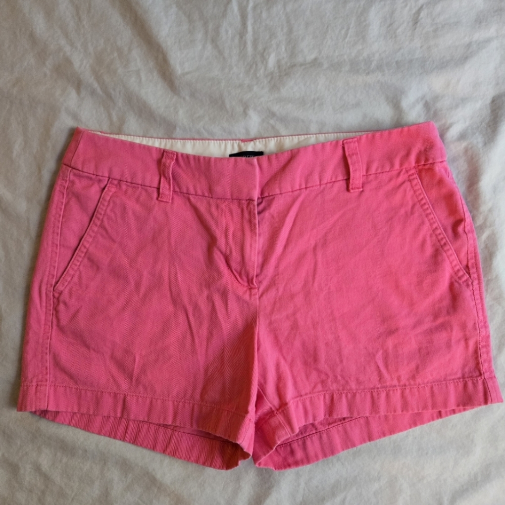 J. Crew Pink Classic Chino Short 3.5" Inseam sz 2